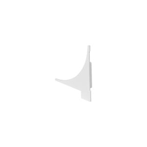 GLENOS koncový kryt pro regálový profil, 2 ks, bílý - BIG WHITE LA 213571